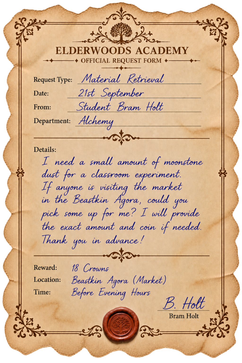 Academy Task